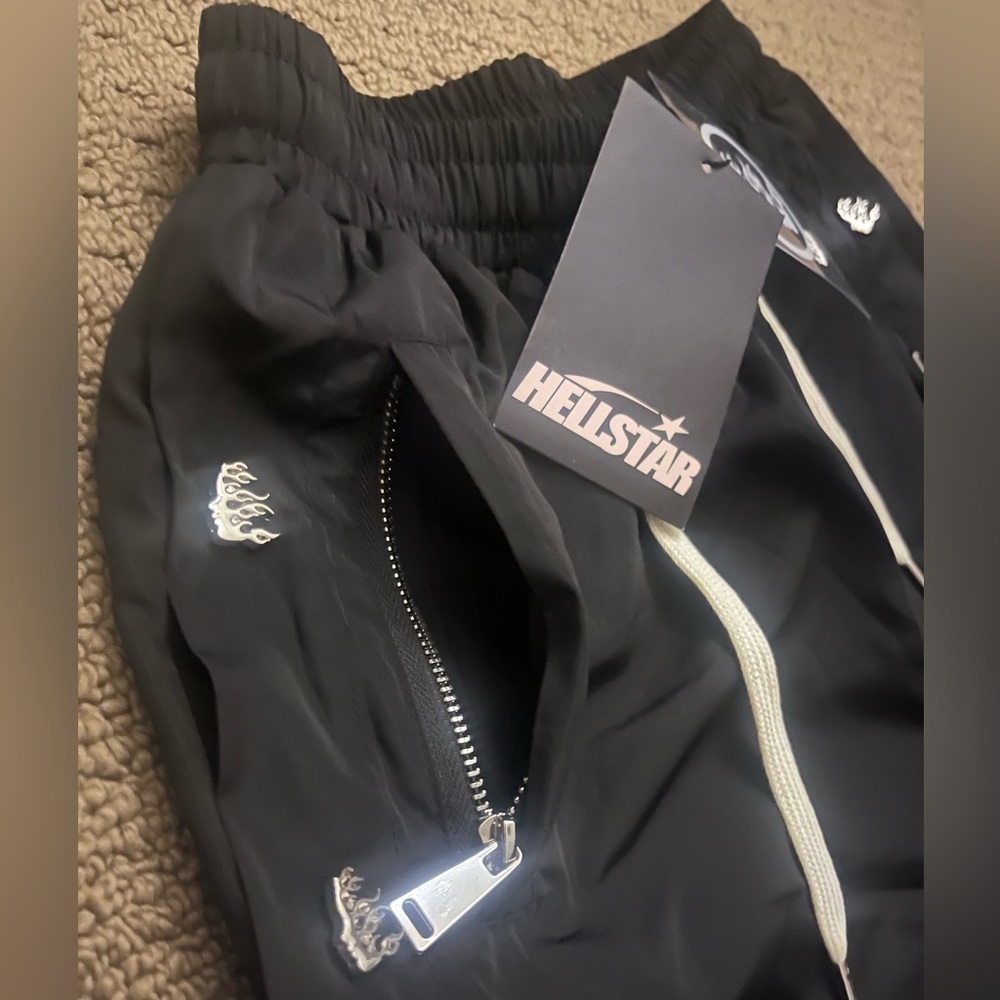 Hellstar Waxed Nylon Pants New! Size Large, Medium 1:1